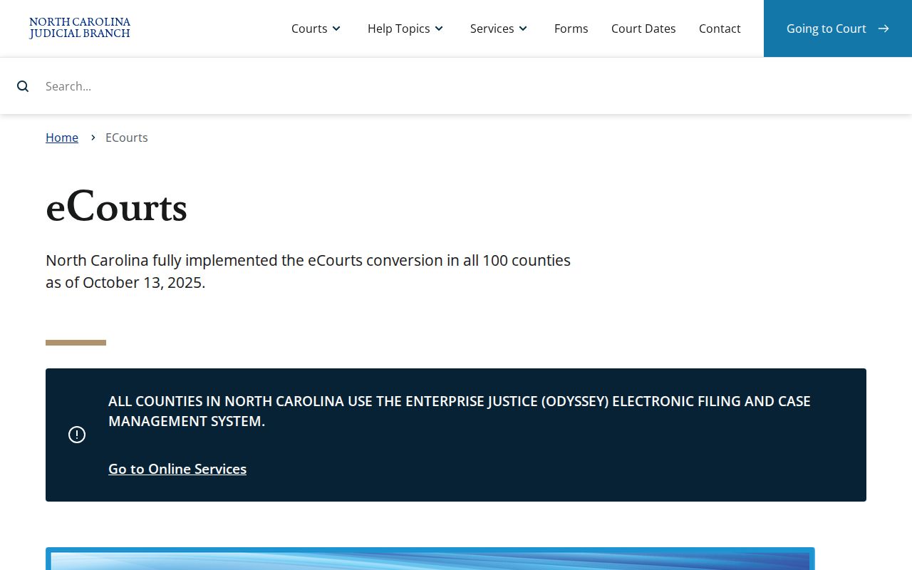 Vance County criminal court case eCourts access overview